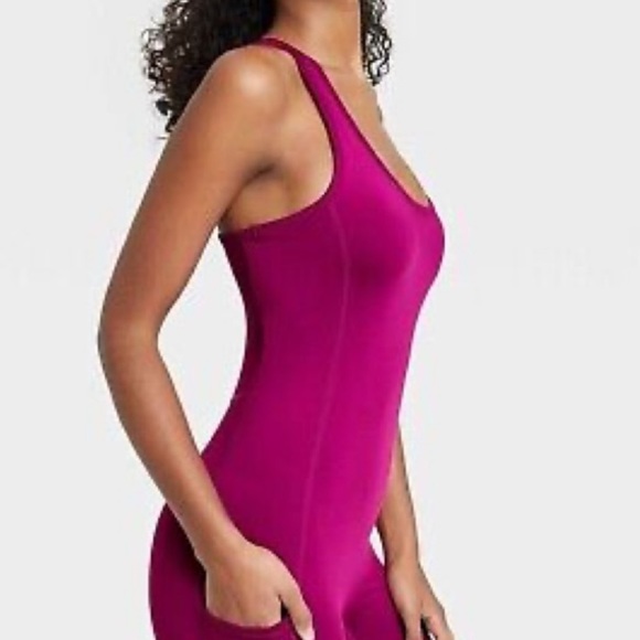 J Dow Fitness Workout Romper One Piece Magenta Pink 3x XXXL 1x - Picture 2 of 4